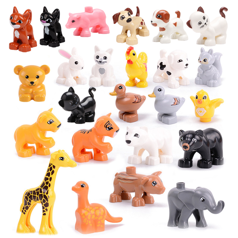 Tech House Accessories - Große Größe Bausteine Katze Hund Schwein
