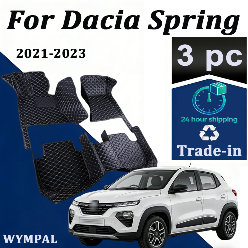 Tech Accessories Luxury - Auto Fußmatten für Dacia Spring Electric