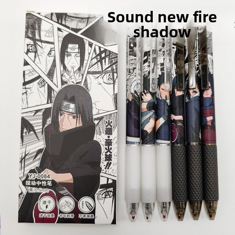 Tech Accessories For Office - Anime Naruto Gelstift Niedlicher Cartoon-Charakter-Druck Schnelltrocknende