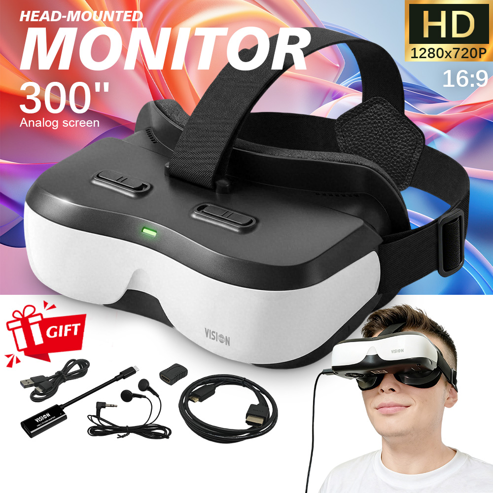 Usb C To Hdmi - Tragbares Kopfmontiertes Display HDMI Typ-C, 300