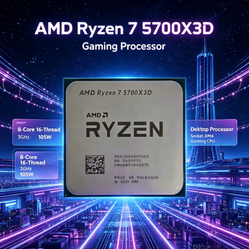 Amd Cpu Ryzen 7 - AMD Ryzen 7 5700X3D Desktop-CPU für