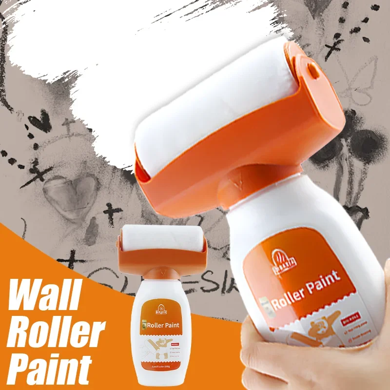Tech Room Accessories - Antimikrobielle Wandreparaturfarbe Hochwirksamer Latex mit Rollenpinsel