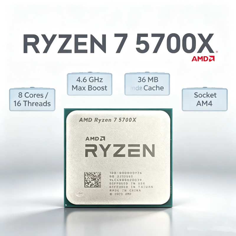 Amd Cpu Ryzen 7 - AMD Ryzen 7 5700X Gaming-Desktop-CPU Sockel