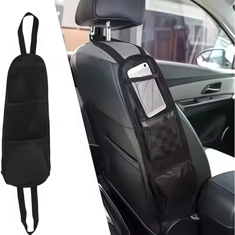 Tech Accessories Bag - Autositz-Organizer-Tasche – seitliche Aufbewahrungstasche für Wasserflaschen,
