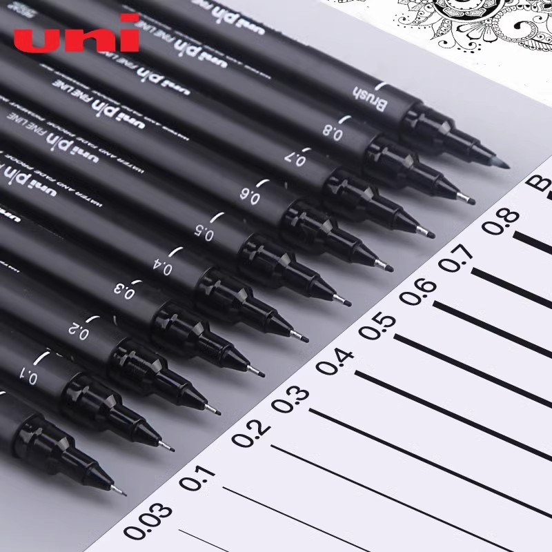 Tech Accessories For Office - Japan UNI Nadelrohr Gelstift PIN-200 Comic