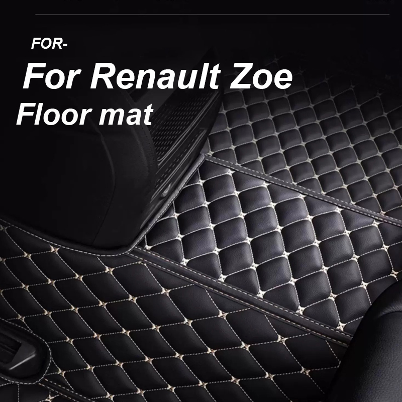 Tech Accessories Luxury - LUXUS Leder Auto Fußmatten Für Renault
