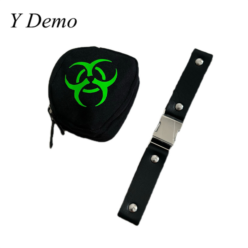 Tech Accessories Bag - Y Demo Techwear Biohazard Kleine Tasche