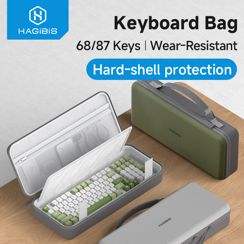 Tech Accessories Bag - Hagibis Tastatur, tragbare Tragetasche, 68/87 Tasten,