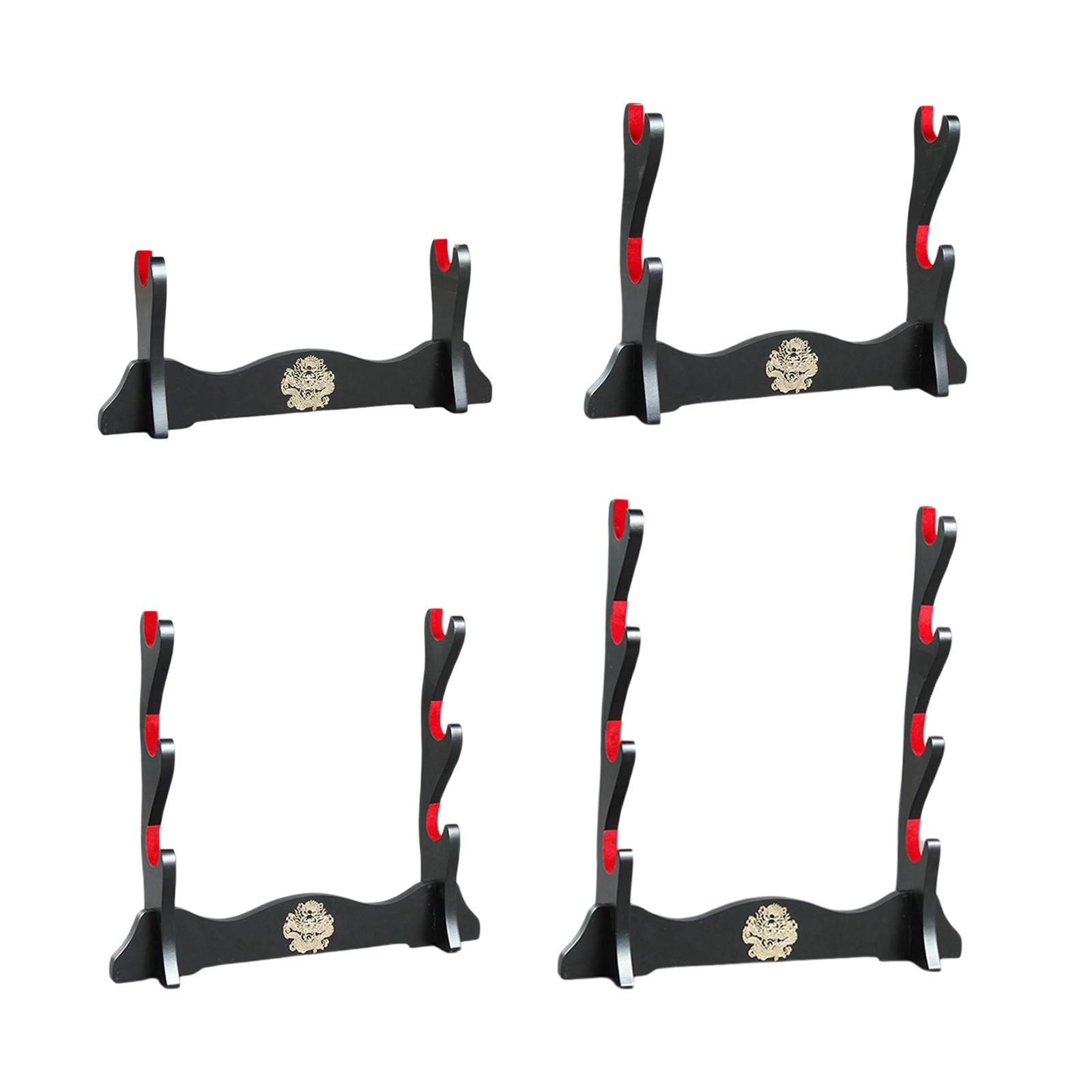 Tech Room Accessories - Japanischer Samurai-Schwerthalter, freistehend, langlebig, horizontal, dekorative
