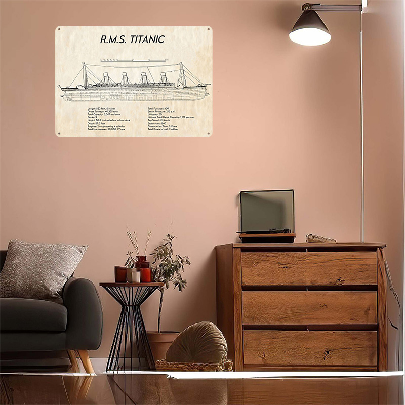 RMS TITANIC Tech Spec Blechpos – Tech Room Accessories Bewertung und Preis