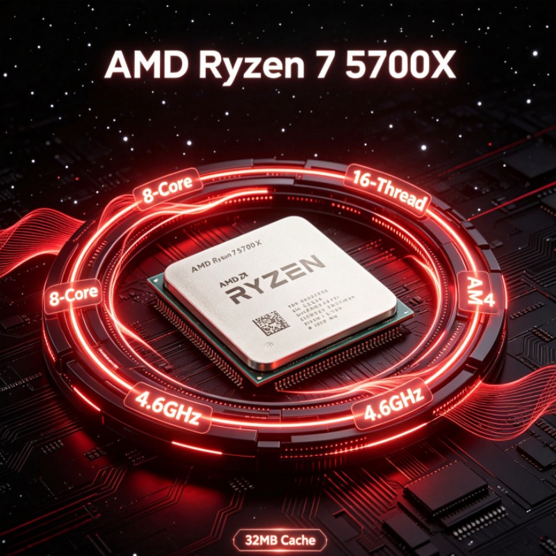 AMD Ryzen 7 5700X 8-Kern 16-Th – Amd Cpu Ryzen 7 Bewertung und Preis