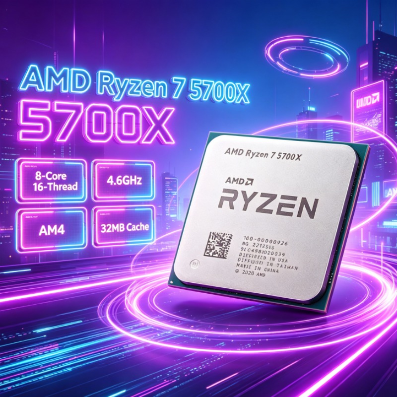 AMD Ryzen 7 5700X 8-Kern 16-Th – Amd Cpu Ryzen 7 Bewertung und Preis