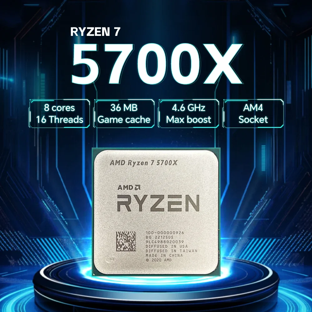 AMD Ryzen 7 5700X R7 5700X 8-K – Amd Cpu Ryzen 7 Bewertung und Preis