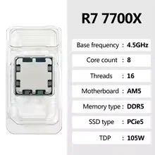 AMD Ryzen 7 7700X R7 7700X 8-K – Amd Cpu Ryzen 7 Bewertung und Preis