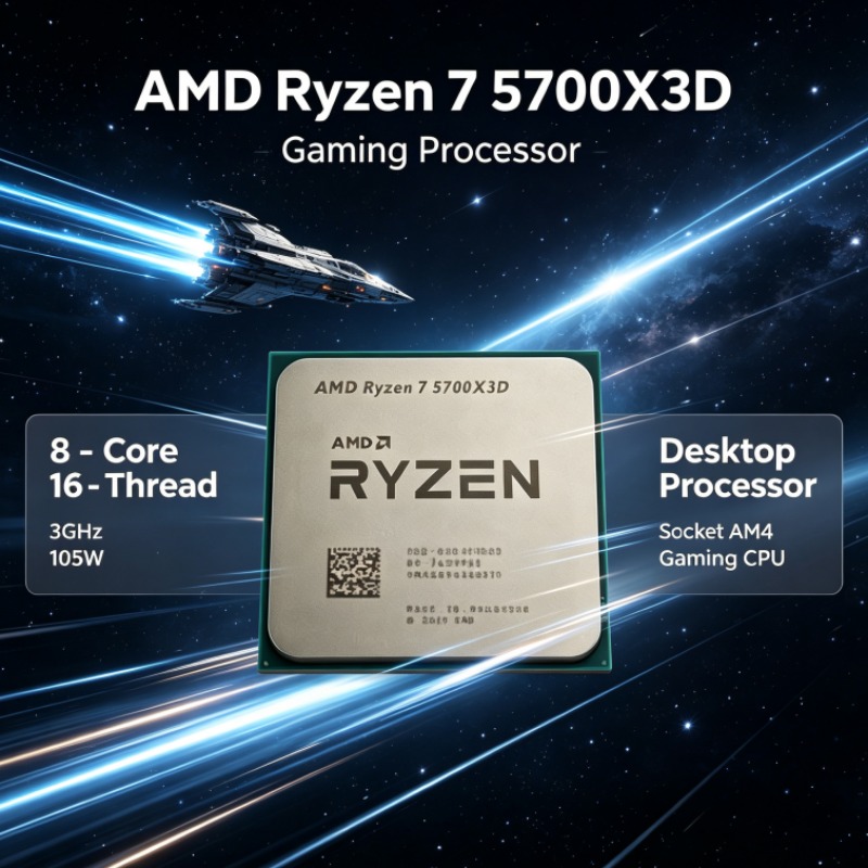 AMD Ryzen 7 5700X3D Desktop-CP – Amd Cpu Ryzen 7 Bewertung und Preis