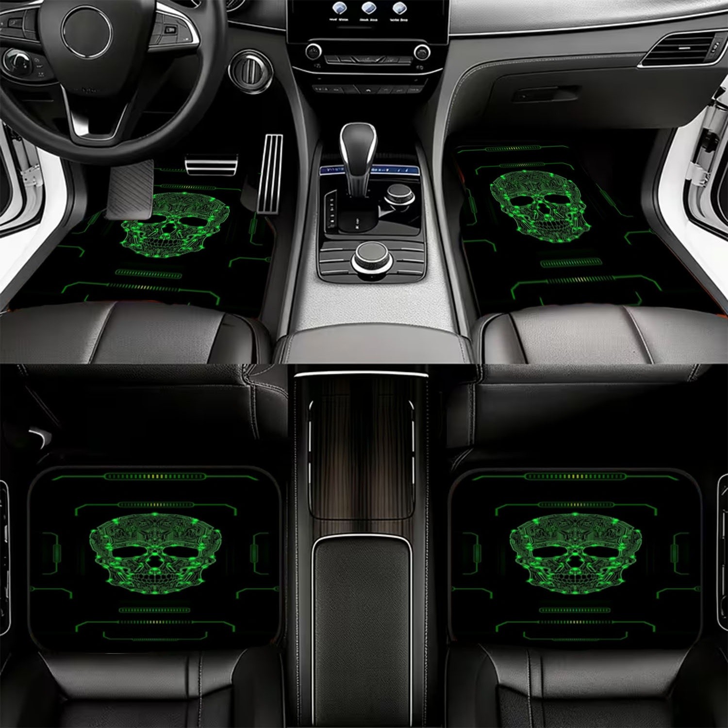 Cyberpunk Totenkopf Auto-Fußma – Tech Accessories Luxury Bewertung und Preis