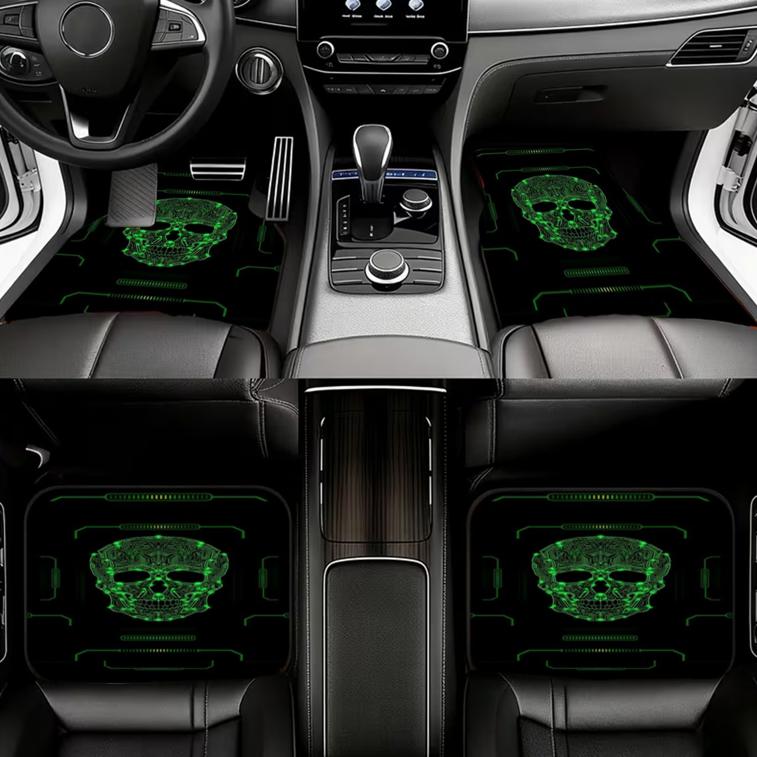 Cyberpunk Totenkopf Auto-Fußma – Tech Accessories Luxury Bewertung und Preis