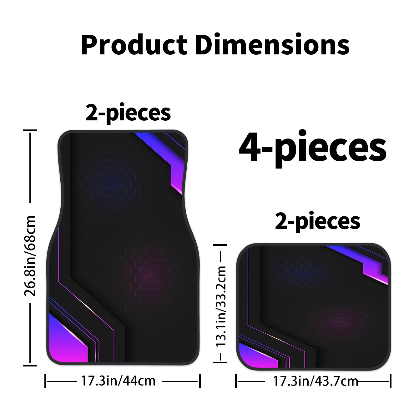 4 Stück 2D High-Tech Geometris – Tech Accessories Luxury Bewertung und Preis