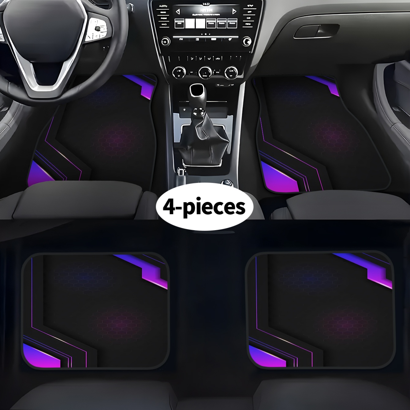 4 Stück 2D High-Tech Geometris – Tech Accessories Luxury Bewertung und Preis
