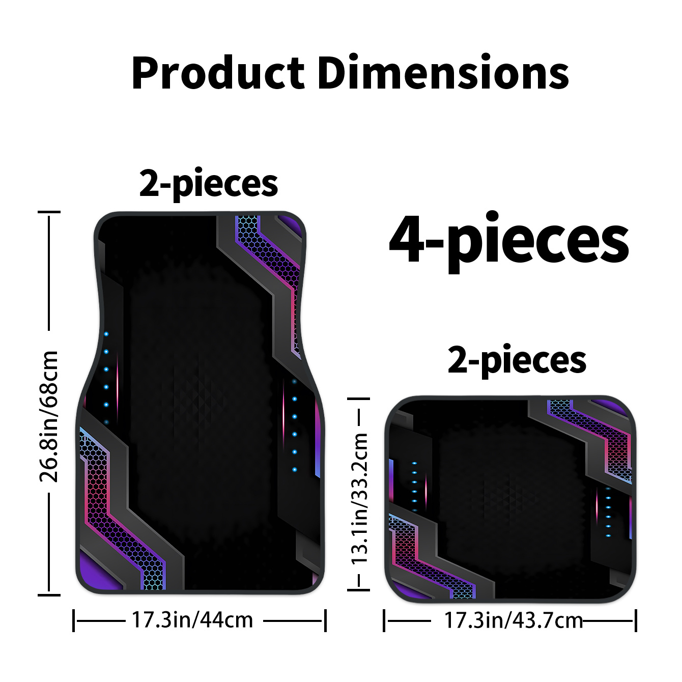 4 Stück 2D High-Tech Rahmenbed – Tech Accessories Luxury Bewertung und Preis