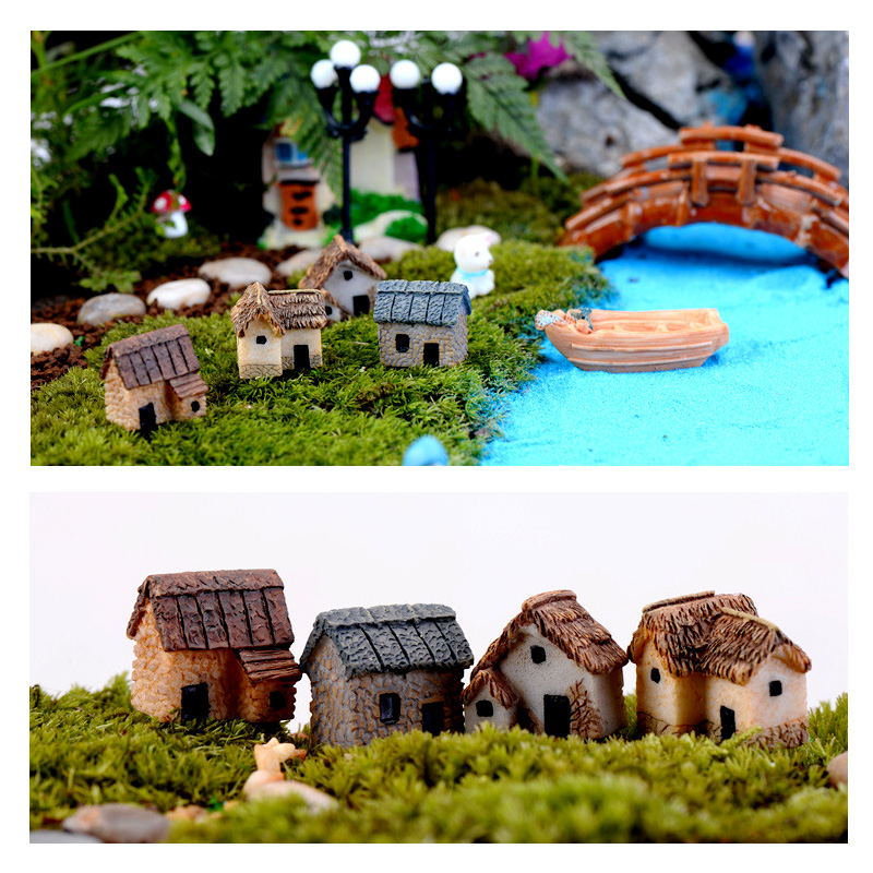 Mini-Hausfigur aus Kunstharz,  – Tech House Accessories Bewertung und Preis